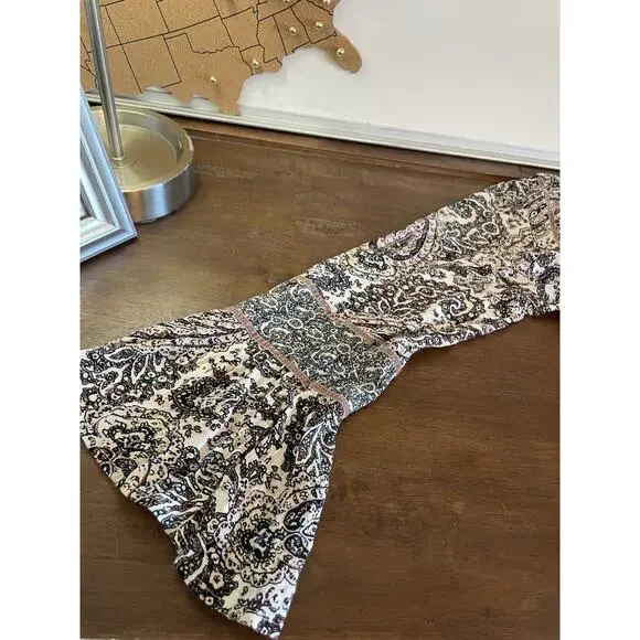 American Eagle Women's Top Lg Flowy Beachy Romantic Boho Festival Peasant Hippie - Picture 11 of 14